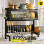 🧼 Escurridor de Platos con Gabinete Multifuncional – Organización Inteligente para tu Cocina