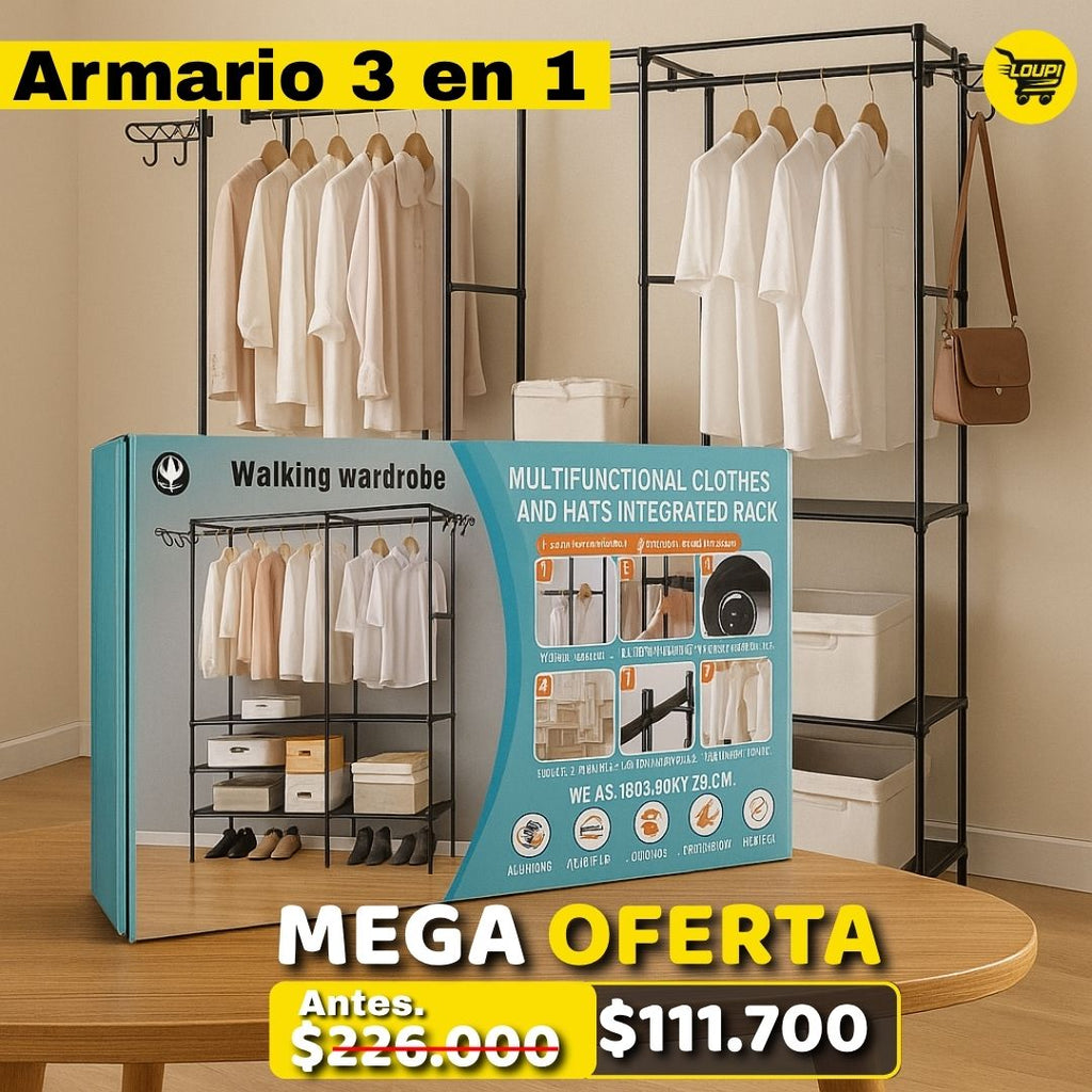🧥✨ Closet Organizador 3 en 1