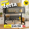 🧼 Escurridor de Platos con Gabinete Multifuncional – Organización Inteligente para tu Cocina
